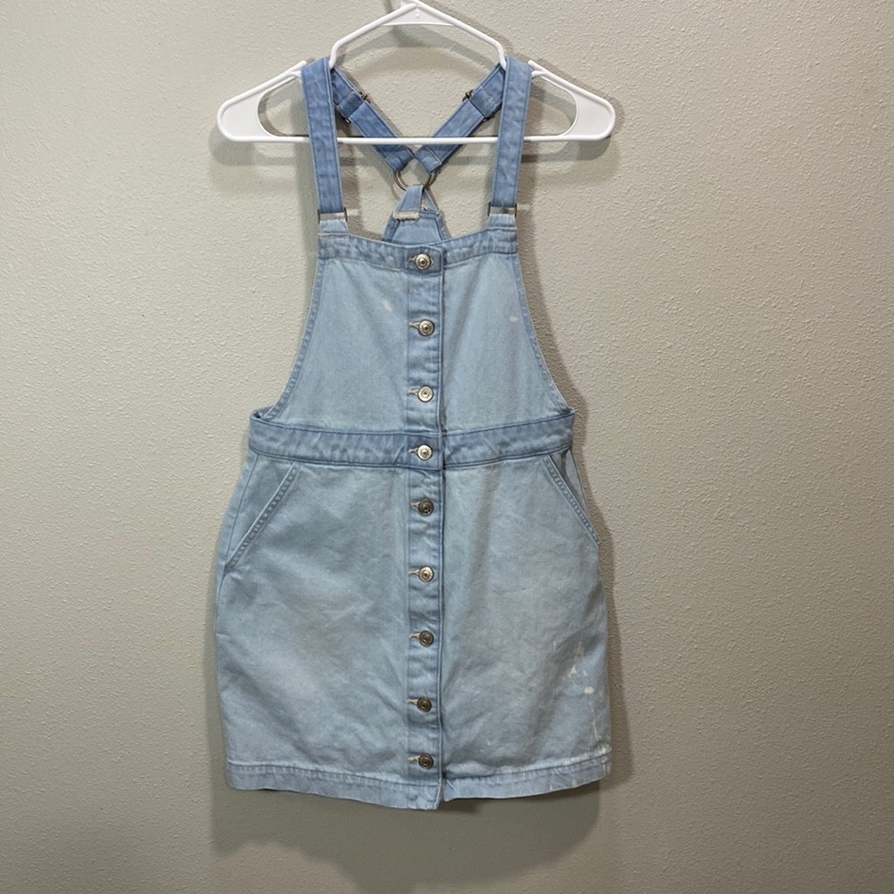 American Eagle‎ skirtall denim distressed color